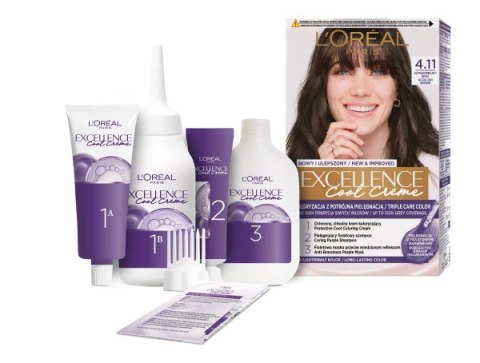 L'Oréal Paris Excellence Cool Creme krem koloryzujący 4.11 Ultra Popielaty Brąz 1 op.