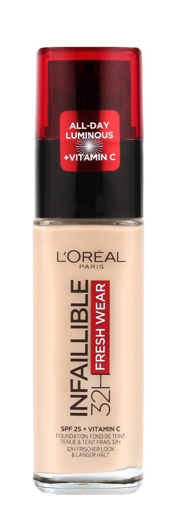 Maybelline Infaillible 32H Fresh Wear Długotrwały Podkład do Twarzy 015 Porcelain 30 ml