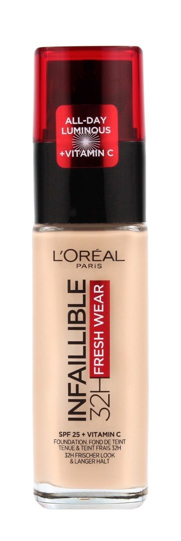Maybelline Infaillible 32H Fresh Wear Długotrwały Podkład do Twarzy 100 Linen 30 ml