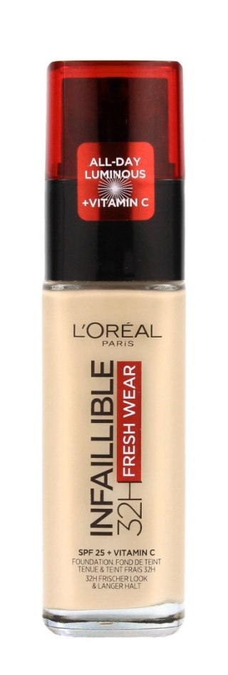 Maybelline Infaillible 32H Fresh Wear Długotrwały Podkład do Twarzy 120 Vanilla 30 ml