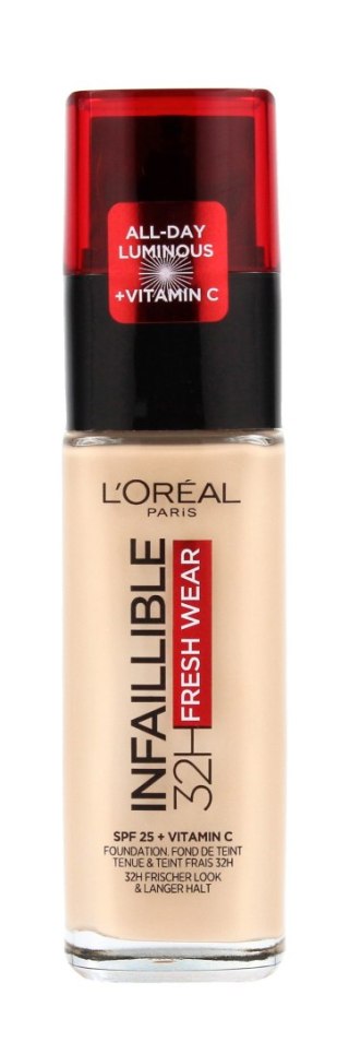 Maybelline Infaillible 32H Fresh Wear Długotrwały Podkład do Twarzy 125 Natural Beige 30 ml