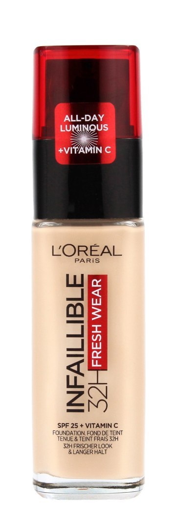 Maybelline Infaillible 32H Fresh Wear Długotrwały Podkład do Twarzy 125 Natural Beige 30 ml