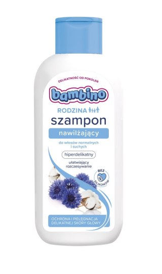 Bambino Rodzina szampon nawilżający do włosów normalnych i suchych 400 ml