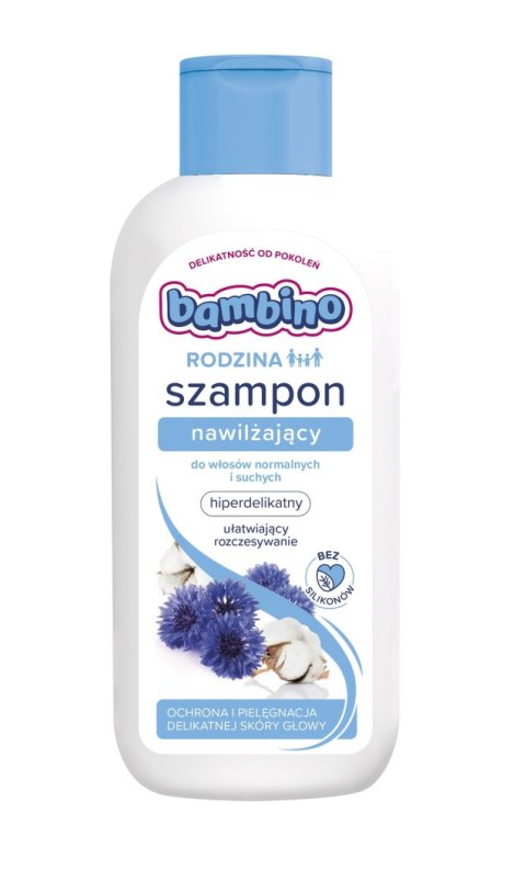 Bambino Rodzina szampon nawilżający do włosów normalnych i suchych 400 ml