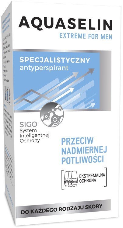 Oceanic Aa Deo Roll-on Aquaselin Extreme Antyperspirant dla Mężczyzn 50 ml