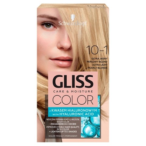 Schwarzkopf Gliss Color krem koloryzujący nr 10-1 Ultra Jasny Perłowy Blond 1 op.