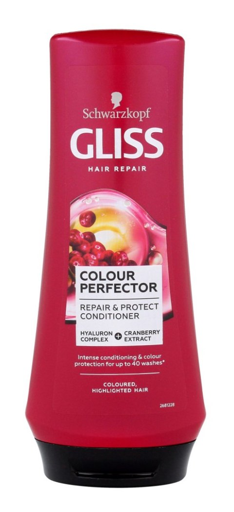 Schwarzkopf Gliss Hair Repair odżywka do włosów farbowanych Ultimate Color 200 ml