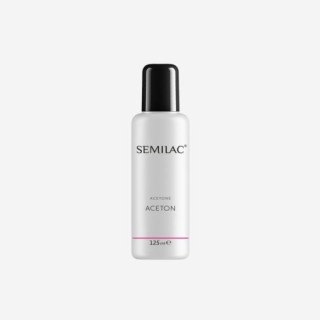 Semilac Acetone zmywacz do lakieru hybrydowego (aceton) 125 ml