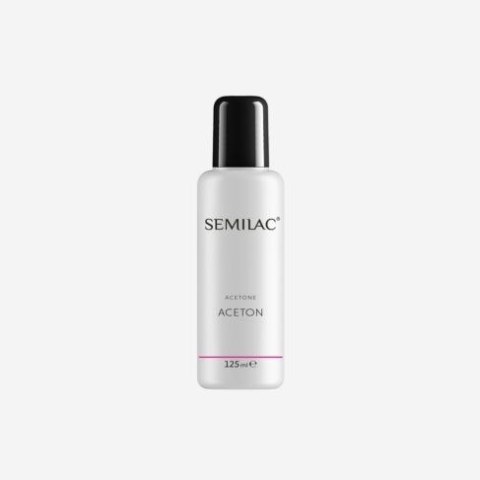 Semilac Acetone zmywacz do lakieru hybrydowego (aceton) 125 ml