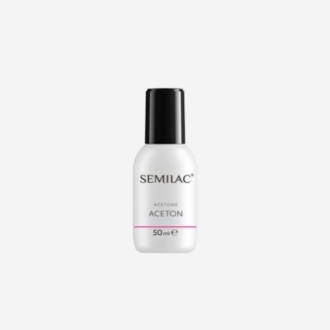 Semilac Acetone zmywacz do lakieru hybrydowego (aceton) 50 ml