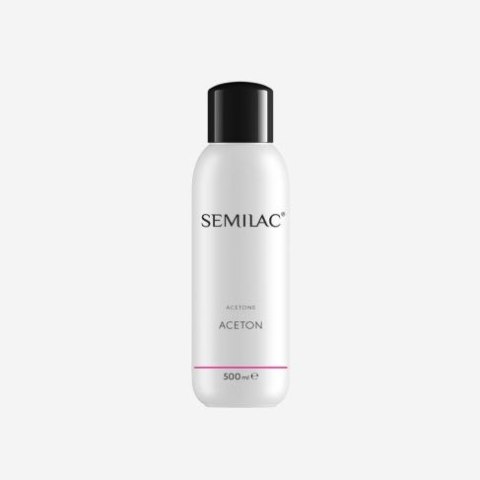 Semilac Acetone zmywacz do lakieru hybrydowego (aceton) 500 ml