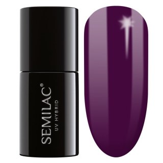 Semilac lakier hybrydowy 015 Plum 7 ml