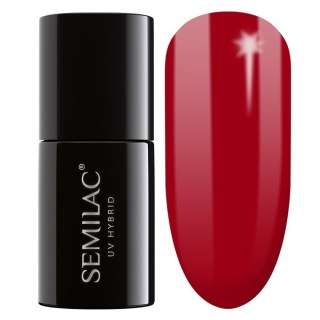 Semilac lakier hybrydowy 027 Intense Red 7 ml