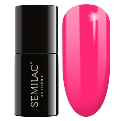 Semilac lakier hybrydowy 517 Neon Pink 7 ml
