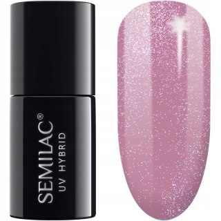 Semilac lakier hybrydowy Shimmer 319 Dust Pink 7 ml