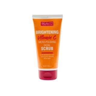 Beauty Formulas Brightening Vitamin C delikatny peeling rozjaśniający do twarzy z witaminą C 150 ml