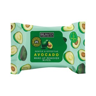 Beauty Formulas chusteczki do demakijażu twarzy Avocado 1 op.-25 szt.