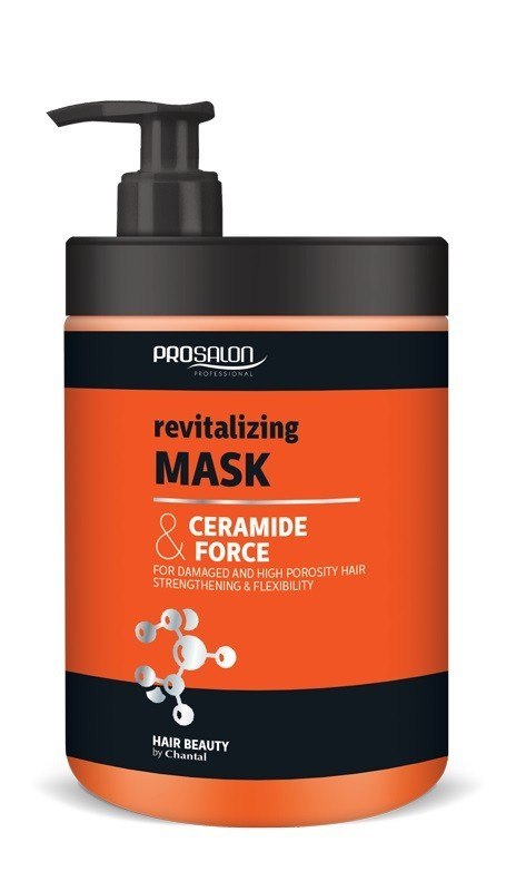 Chantal ProSalon Ceramide Force maska rewitalizująca do włosów zniszczonych wysokoporowatych 1000 g