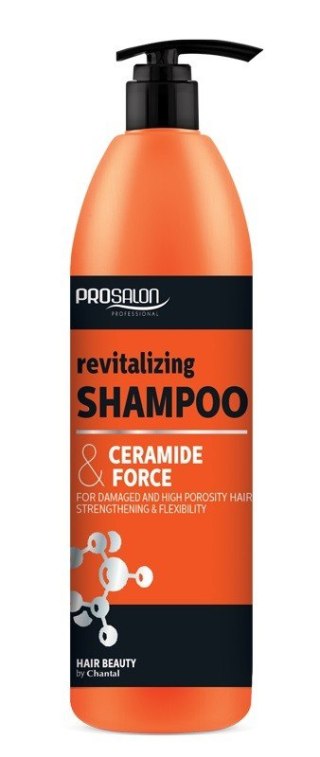 Chantal ProSalon Ceramide Force szampon rewitalizujący do włosów zniszczonych wysokoporowatych 1000 g