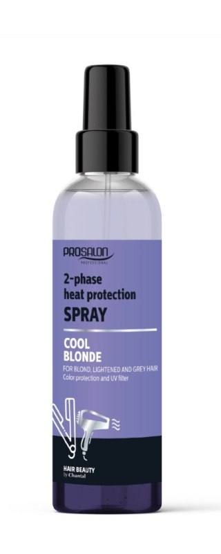Chantal ProSalon Cool Blonde Dwufazowy płyn termoochronny do włosów blond, rozjaśnianych i siwych 200 ml