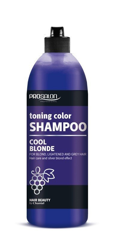 Chantal ProSalon Cool Blonde szampon tonujący kolor do włosów blond, rozjaśnianych i siwych 500 g