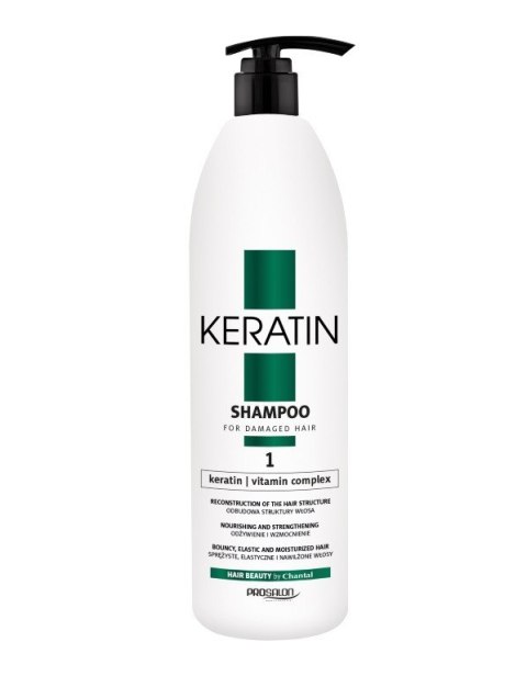 Chantal ProSalon Keratin Odbudowujący szampon do włosów zniszczonych 1000 g