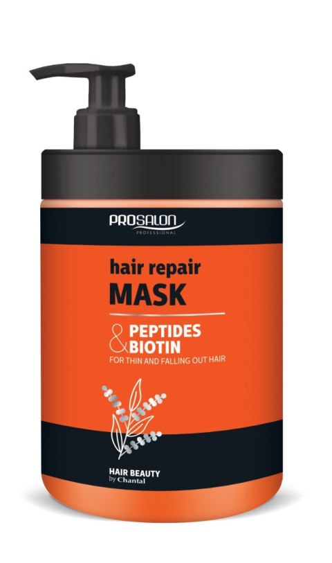 Chantal ProSalon Peptides & Biotin maska naprawcza do włosów 1000 ml