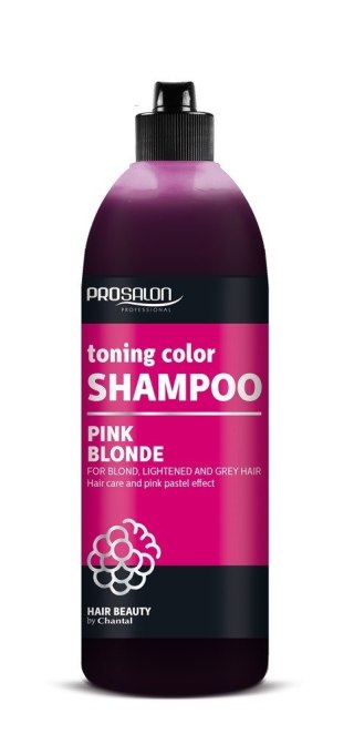 Chantal ProSalon Pink Blonde szampon tonujący kolor do włosów blond, rozjaśnianych i siwych 500 g
