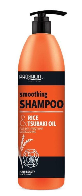 Chantal ProSalon Rice & Tsubaki Oil szampon wygładzający do włosów suchych, puszących się i pozbawionych blasku 1000 g