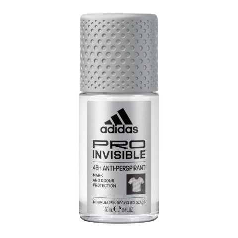 Adidas Pro Invisible Dezodorant Roll-on Antyperspirant dla Mężczyzn 50 ml