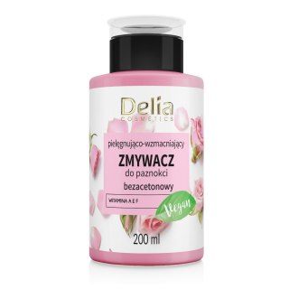 Delia Cosmetics Vege zmywacz do paznokci wzmacniająco-pielęgnujący bez acetonu 200 ml