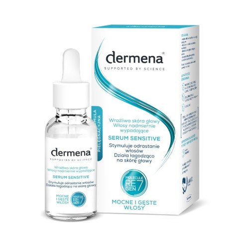 Dermena Supported By Science serum Sensitive stymulujące odrastanie włosów 50 ml