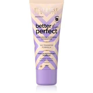 Eveline Cosmetics Podkład Nawilżająco-Kryjący Better Than Perfect nr 01 Ivory 30 ml