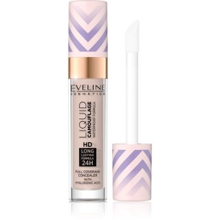 Eveline Cosmetics Wodoodporny Korektor z Kwasem Hialuronowym Liquid Camouflage nr 03 Soft Natural 7.5 ml