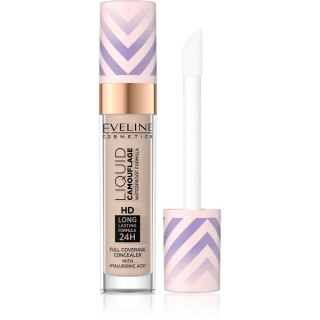 Eveline Cosmetics Wodoodporny Korektor z Kwasem Hialuronowym Liquid Camouflage nr 05 Light Sand 7.5 ml