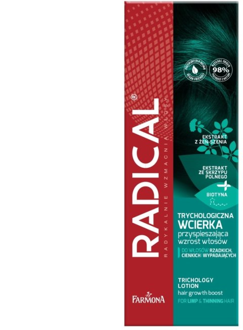 Farmona RADICAL trychologiczna wcierka przyspieszająca wzrost włosów 100 ml