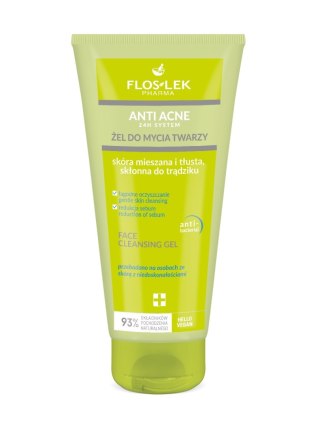 Floslek Pharma Anti-Acne 24H System żel oczyszczający do skóry mieszanej,tłustej i trądzikowej 200 ml