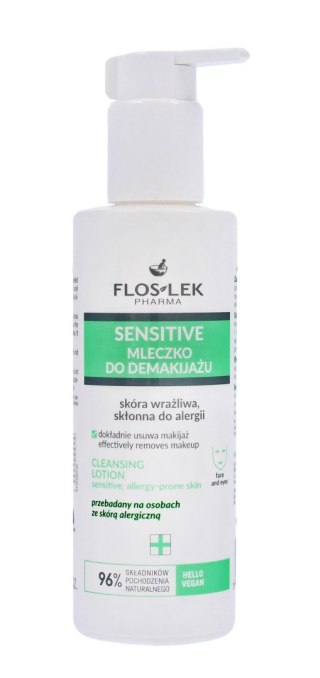 Floslek Pharma Sensitive mleczko do demakijażu do skóry wrażliwej i skłonnej do alergii 175 ml
