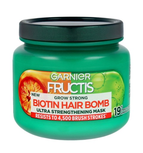 Garnier Fructis Grow Strong Ultra wzmacniająca maska do włosów Biotin Hair Bomb 320 ml