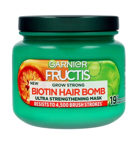 Garnier Fructis Grow Strong Ultra wzmacniająca maska do włosów Biotin Hair Bomb 320 ml
