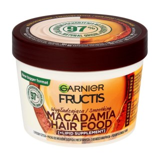 Garnier Fructis Hair Food maska wygładzająca do włosów suchych i niesfornych - Macadamia 400 ml