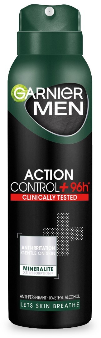Garnier MEN Action Control 96H+ Dezodorant w Sprayu 150 ml