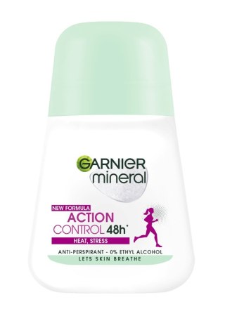 Garnier Mineral Dezodorant Roll-on Action Control 48h - Heat,stress Antyperspirant 50 ml