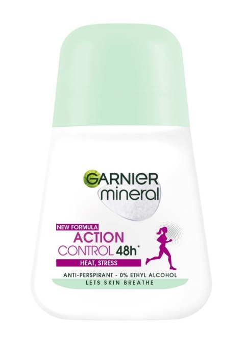 Garnier Mineral Dezodorant Roll-on Action Control 48h - Heat,stress Antyperspirant 50 ml