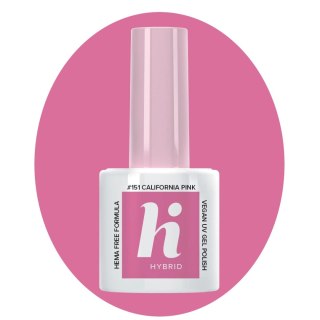 Hi Hybrid HEMA Free lakier hybrydowy Palm Springs #151 California Pink 5 ml