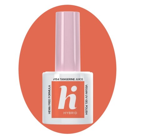 Hi Hybrid HEMA Free lakier hybrydowy Palm Springs #154 Tangarine Juice 5 ml