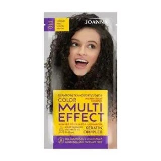 Joanna Multi Effect Color szamponetka koloryzująca nr 11 kawowy brąz 35 g