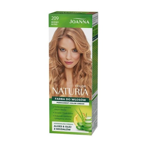 Joanna Naturia Color farba do włosów nr 209 Beżowy blond
