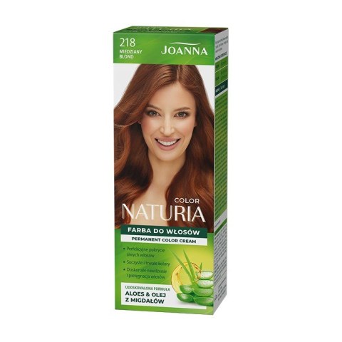 Joanna Naturia Color farba do włosów nr 218 Miedziany blond