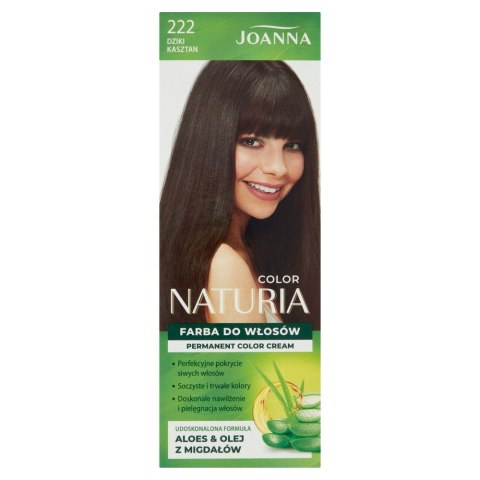 Joanna Naturia Color farba do włosów nr 222 Dziki kasztan
